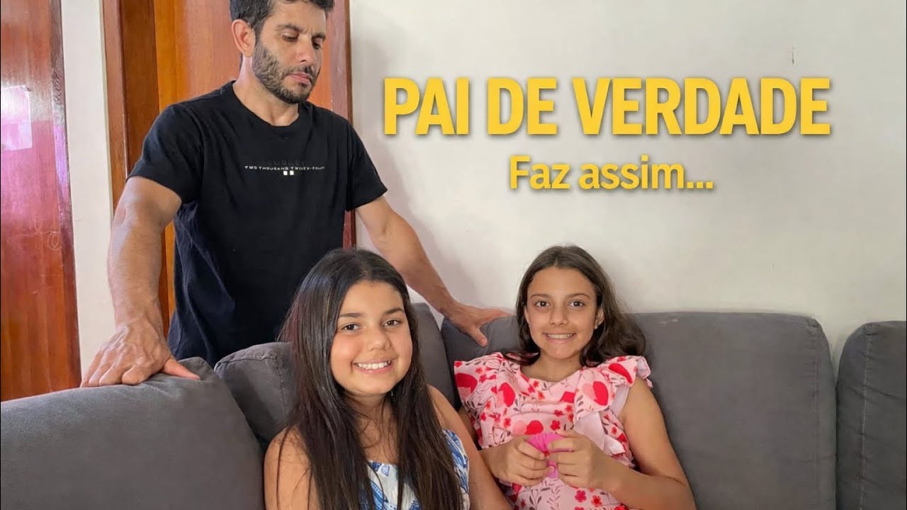 Ele não era o pai biológico… mas fez isso pelas duas