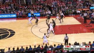 Norman Powell drives and dunk on Thon Maker