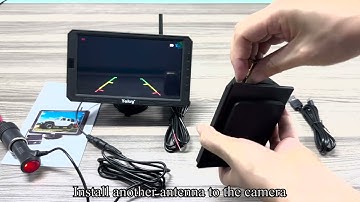 Yakry Y01 Solar Wireless Backup Camera System Pairing Video