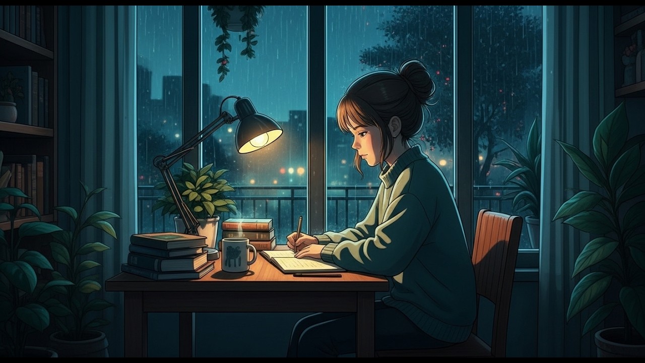 Rainy Night LoFi 🌧️ Relaxing Study Beats for Focus, Sleep & Calm Nights