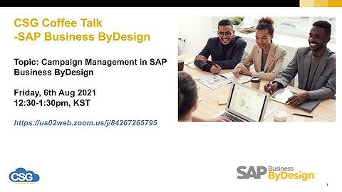 Campaign Management in SAP Business ByDesign
