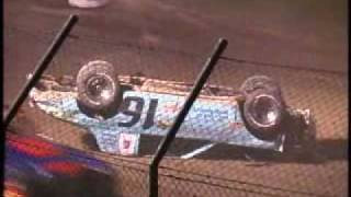 Street Stock Flip GAS CITY SPEEDWAY