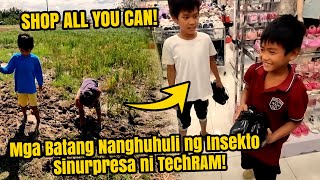 WOW! SHOP ALL YOU CAN Ang Mga Batang Nanghuhuli Ng Insekto | Sobrang Saya Ng Mga Bata!