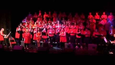 The Heart Of Scotland Choir @ Albert halls 9/11/13 BLAME IT ON THE BOOGIE (encore)