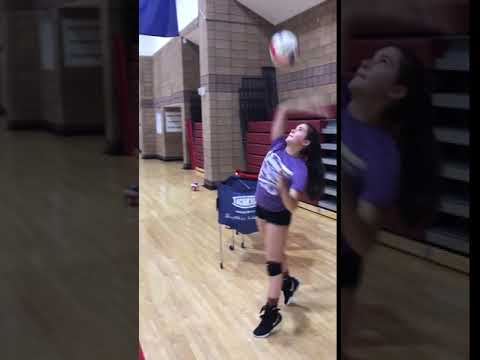 Learn How To Serve A Volleyball Overhand For Points in the Volleyball Voice Boot Camp classes