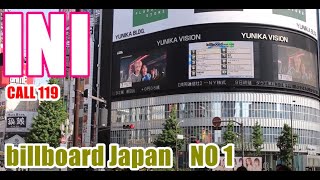 INI　CALL 119　ビルボード Japan Hot100  NO 1　アイエヌアイ　PRODUCE 101 ジェイオーワン　ini reaction　ユニカビジョン ini in Japan