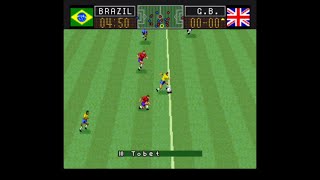Capcom's Soccer Shootout! Nintendo SNES football gameplay!