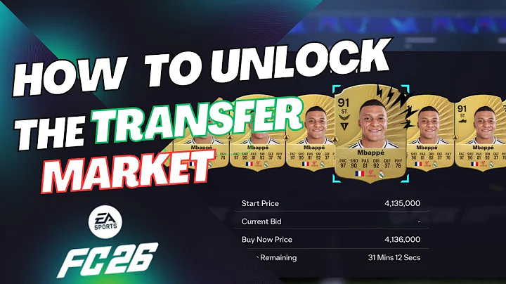 How to Unlock the Transfer Market in EA FC 26 Ultimate Team