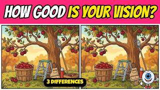 Can You Find the 3 Differences in the Apple Harvest Basket