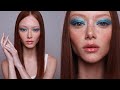 Azure Blue Spring Eye Makeup | Hung Vanngo