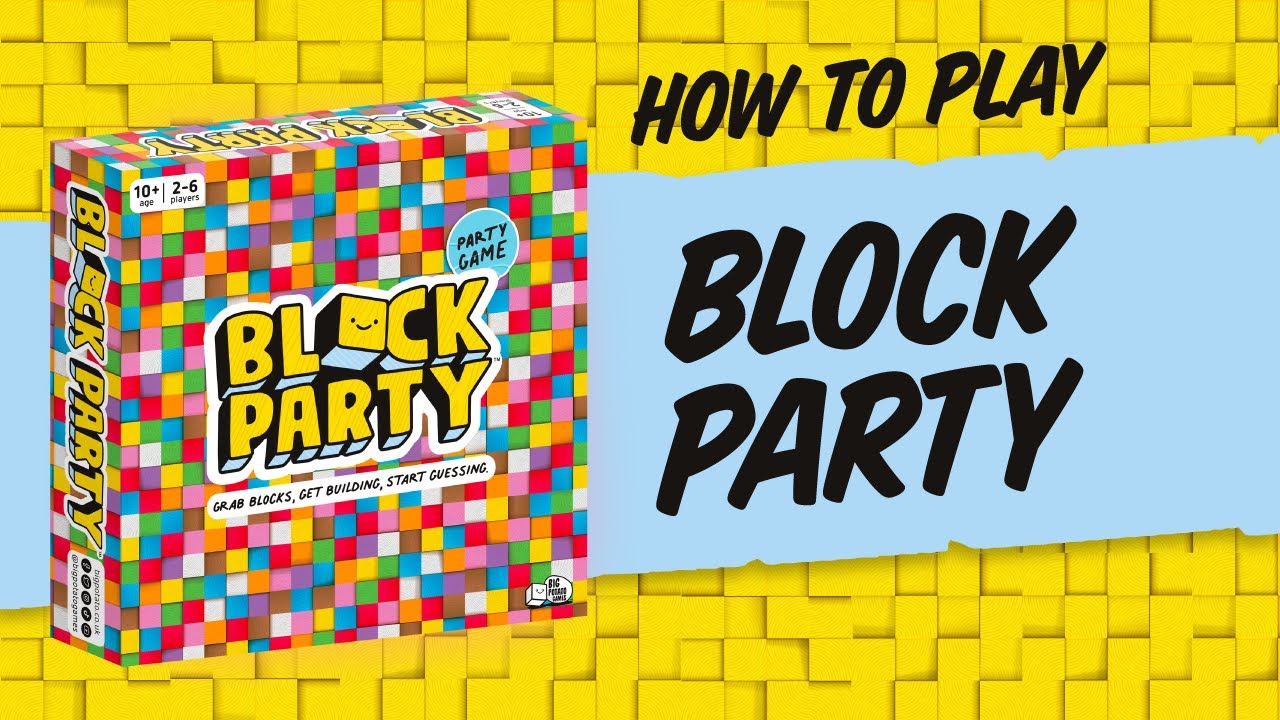 How to Play Block Party: A block-building, guessing game 