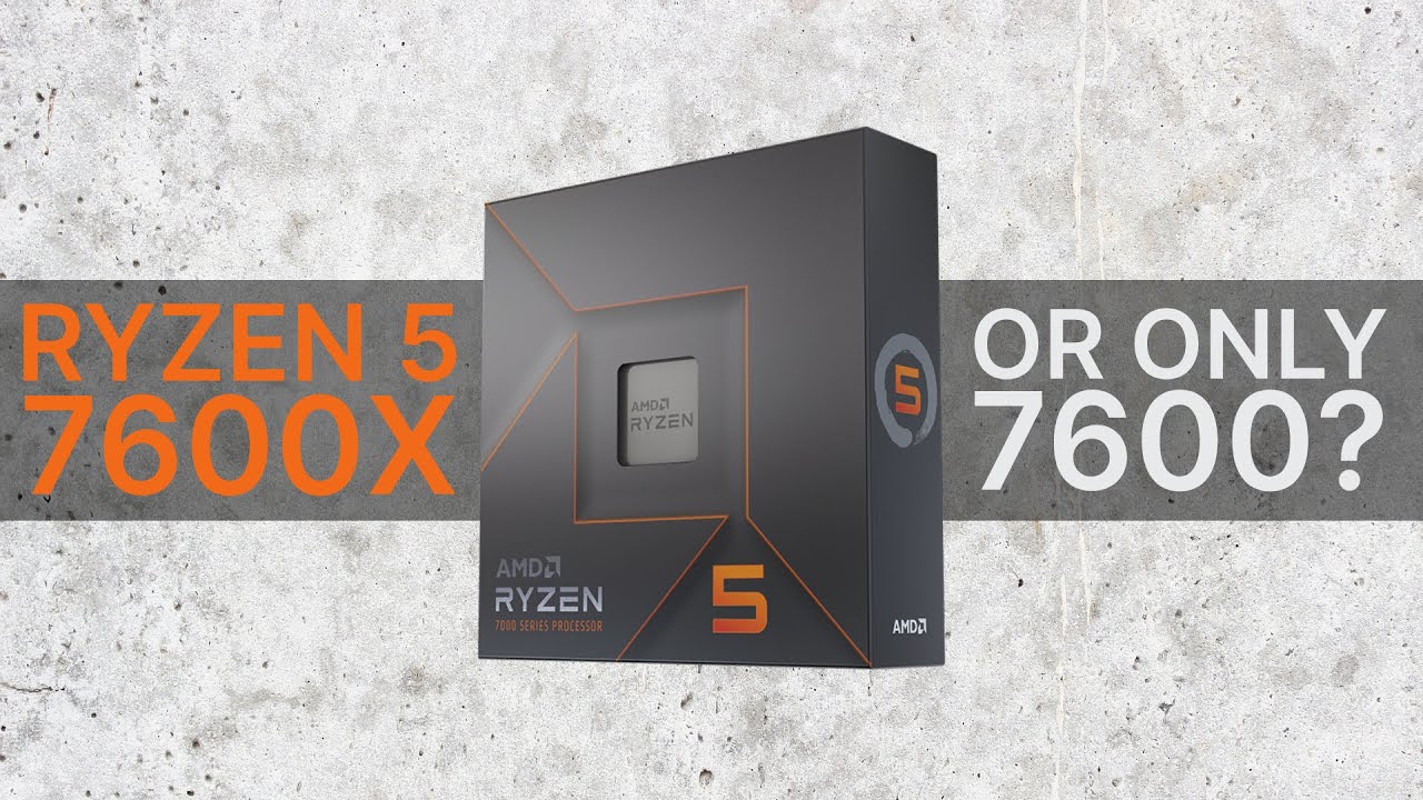 Ryzen 5 7600X vs 7600 without X - which one to choose? - YouTube