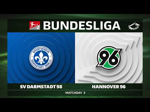 LIVE 🔴 SV Darmstadt 98 vs. Hannover 96 | Matchday 3 \u002D Bundesliga 2 2026/27
