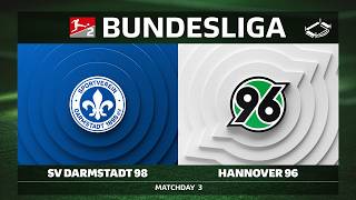  tiesiogiai SV Darmstadt 98 prieš Hannover 96 | 3-oji diena - Bundesliga 2 2026/27