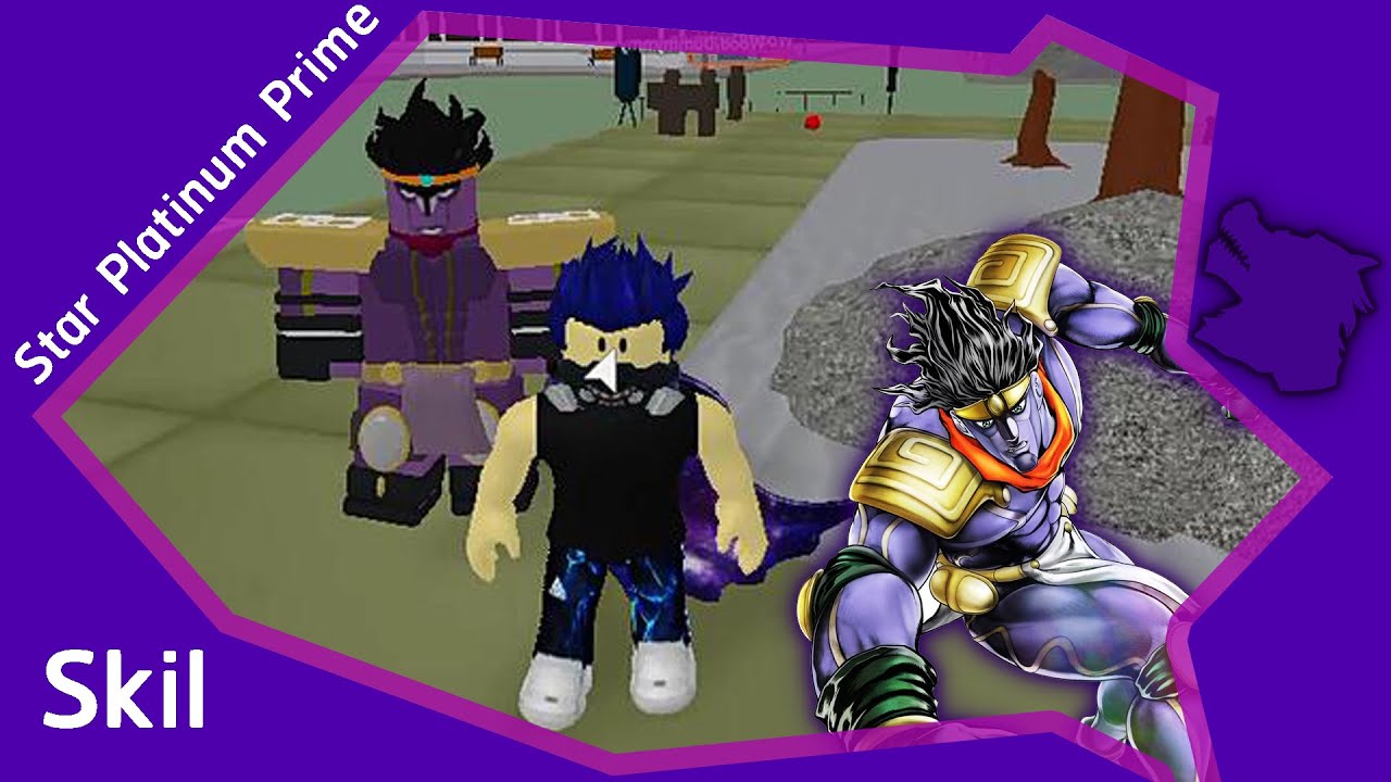 Roblox Project Jojo Star Platinum Prime อธบาย Skill - project jojo roblox stands