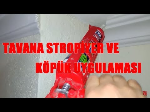 Tavana köpük uygulaması