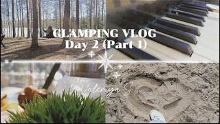 VLOG | Глэмпинг Forest Lake, завтрак, квест, обзор базы | Day 2 Part 1