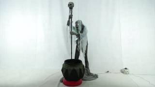 Cauldron Creeper Animated Prop 6ft Lifesize Halloween Haunted House Talking Net Worth