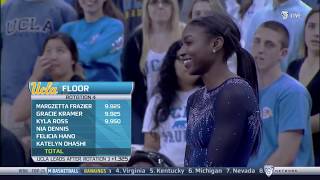 Nia Dennis (UCLA) 2019 Floor vs Arizona 9.75