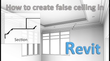 How to create classic false ceiling in Revit Architecture