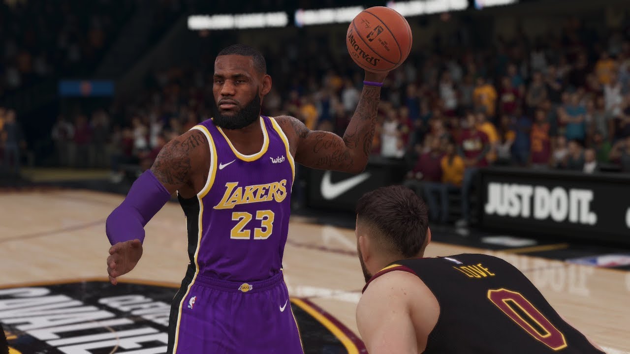 NBA LIVE 19 Los Angeles Lakers vs Cleveland Cavaliers 1st Half (NBA LIVE 19 Gameplay CPU Xbox One)