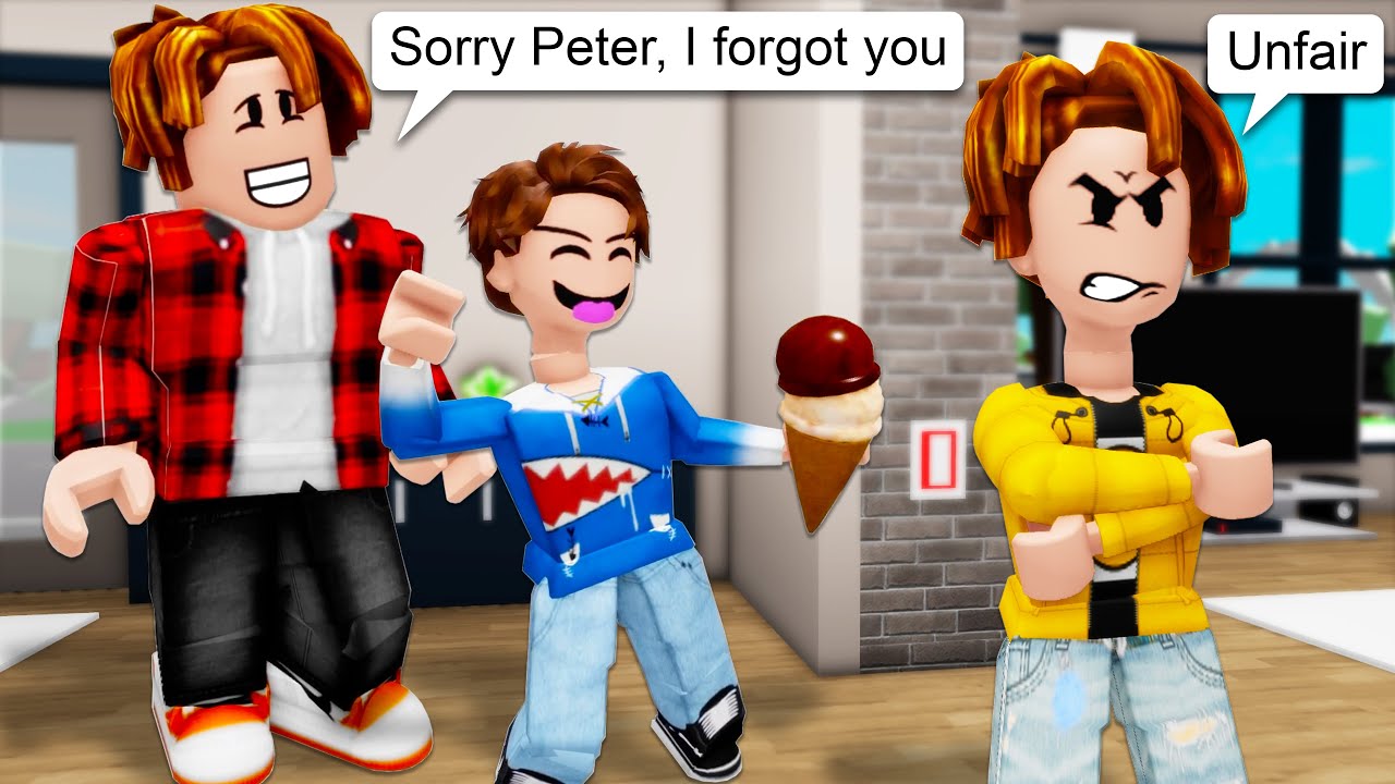 ROBLOX Brookhaven 🏡RP - FUNNY MOMENTS : Peter is jealous of his younger brother Tony