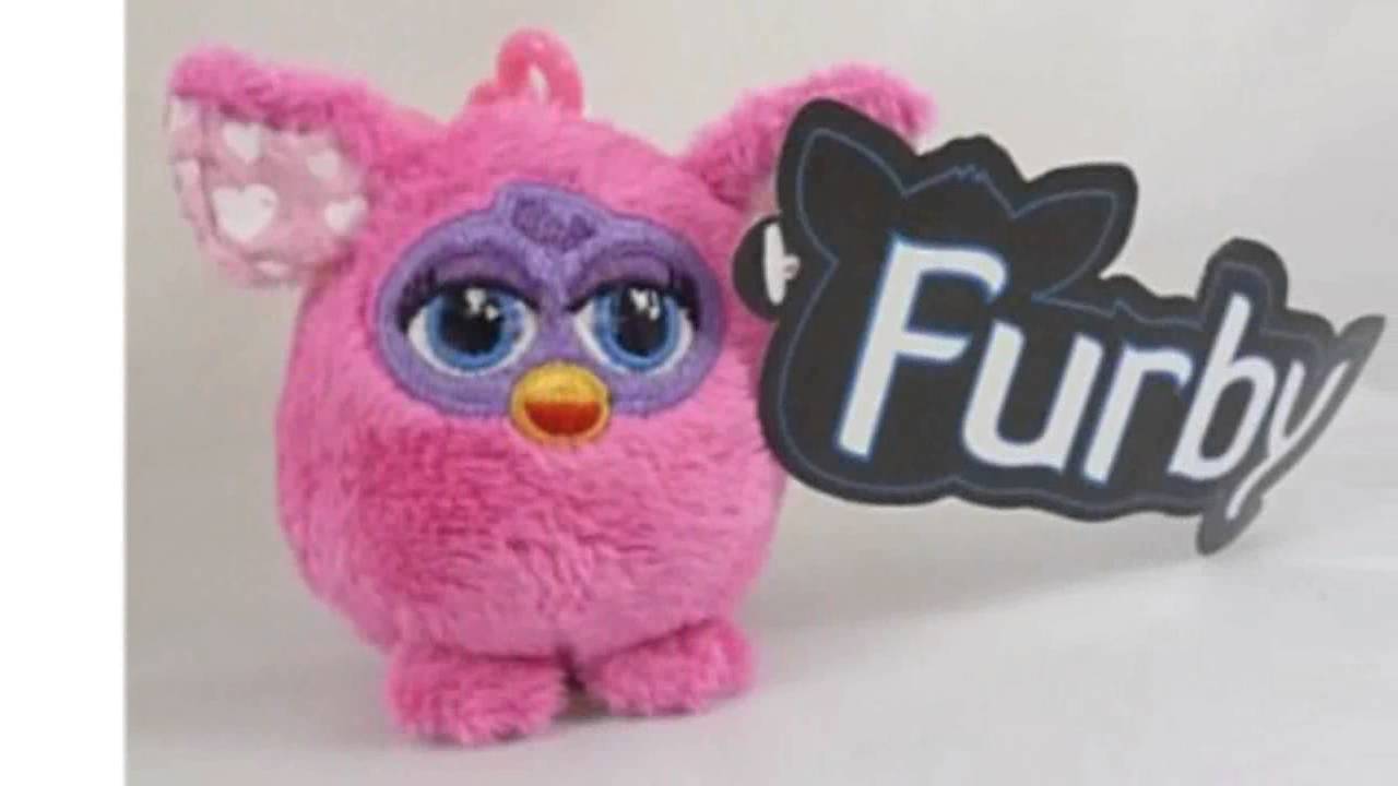 9CM Baby Pink Furby Soft Plush Toy Keychain (Toy)