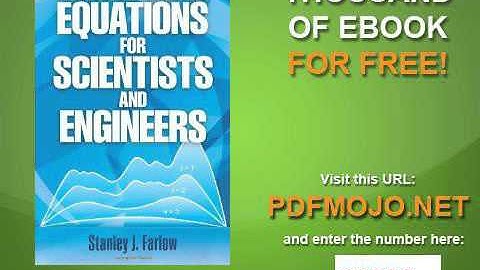 Partial differential equations for scientists and engineers solutions pdf