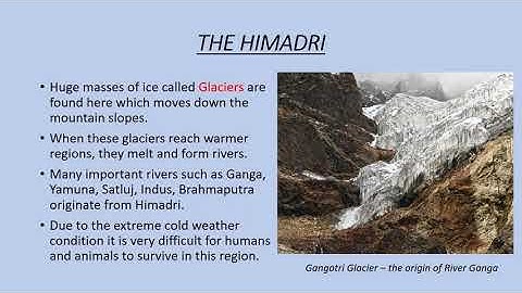 LESSON 12- THE HIMALAYAN RANGE