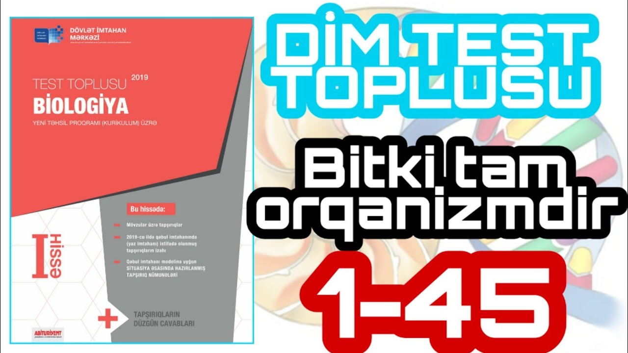 Bitki tam orqanizmdir 1- 45