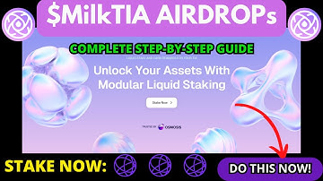 MILKYWAY AIRDROP | COMPLETE GUIDE ON HOW TO BE ELIGIBLE | CELESTIA STAKING AIRDROP $MILKTIA