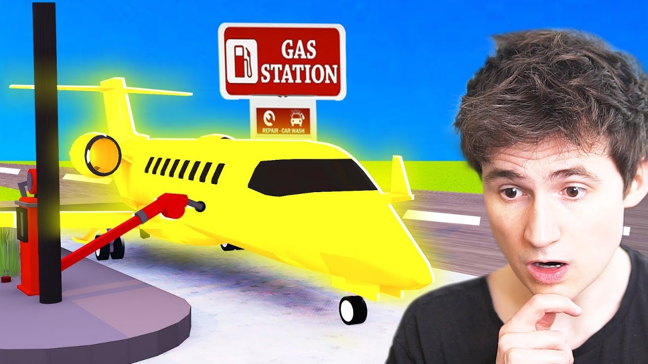 Building MAX LEVEL GAS STATION in roblox tycoon