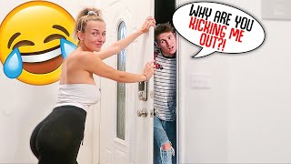 KICKING HIM OUT FOR NO REASON! (Prank On Fiance)