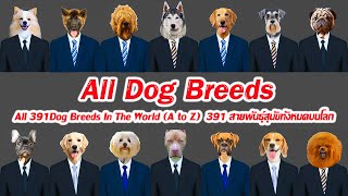 All Dog Breeds In The World (A to Z) | All 391 Dog Breeds In The World.