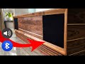 Walnut credenza. How to make bluetooth speaker.