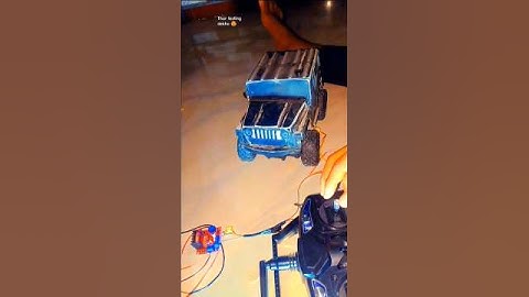 how to make a rc remote control 4x4 Thar testing fly sky ct6b transmitter Dekho #youtubeshorts #auto