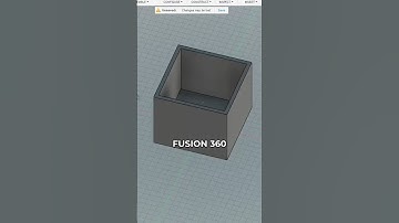 Fusion 360 for DUMMIES (For 3D Printing) #3dprinting #shorts