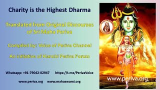 Charity Is The Highest Dharma - Voice Of Periva