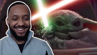 Baby Yoda vs Darth Sidious 2 REACTION