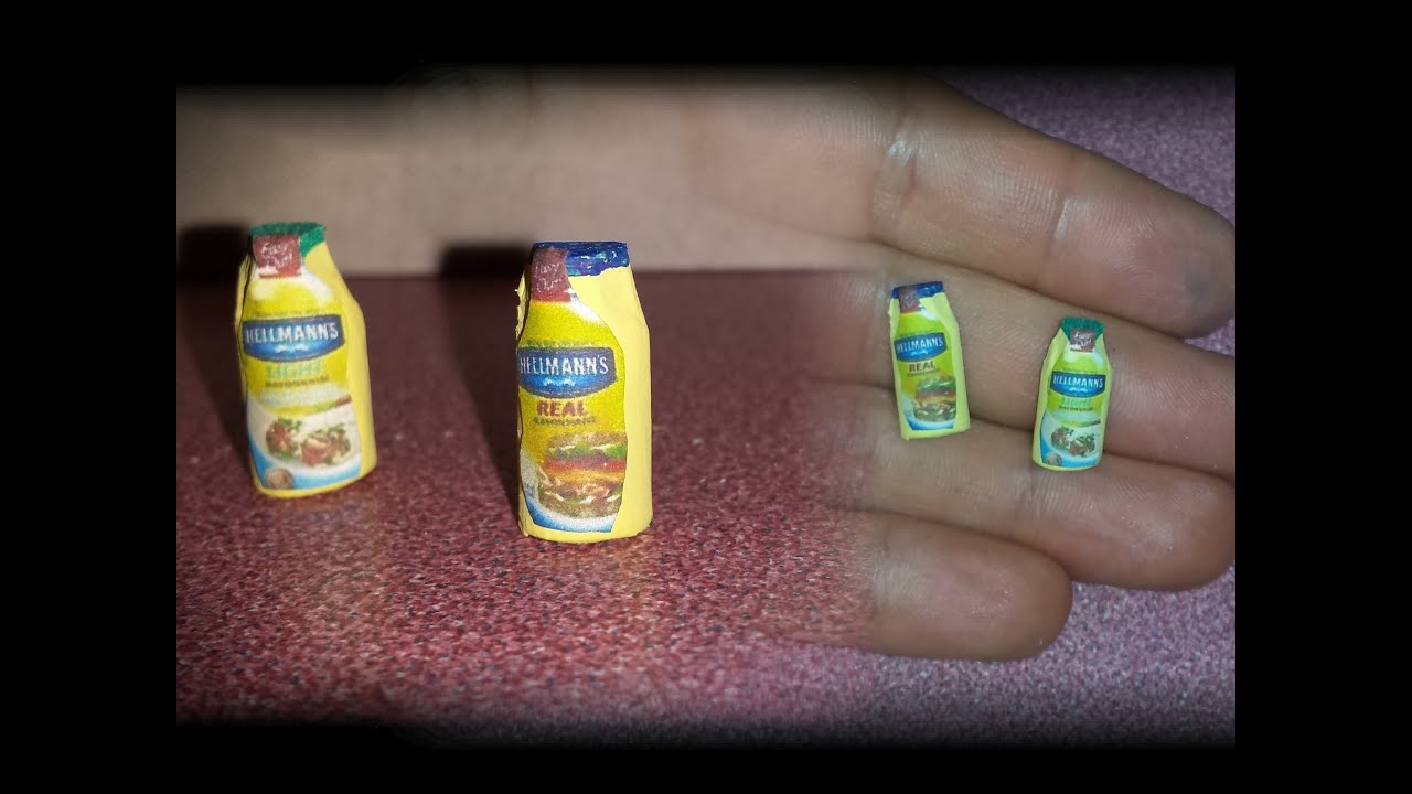 How to make Miniature Mayonnaise - YouTube