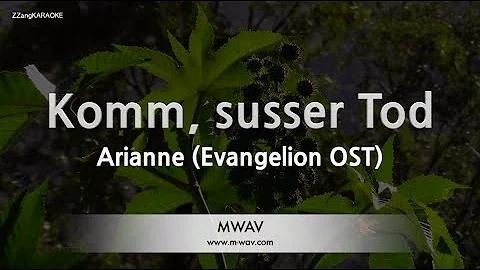 Arianne-Komm, susser Tod (Evangelion OST) (MR/Instrumental) [ZZang KARAOKE]