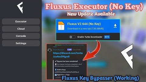 Fluxus Executor New Version Available (V2.644) | No key/ Key Bypass | Fluxus Mobile | [ROBLOX HACK]