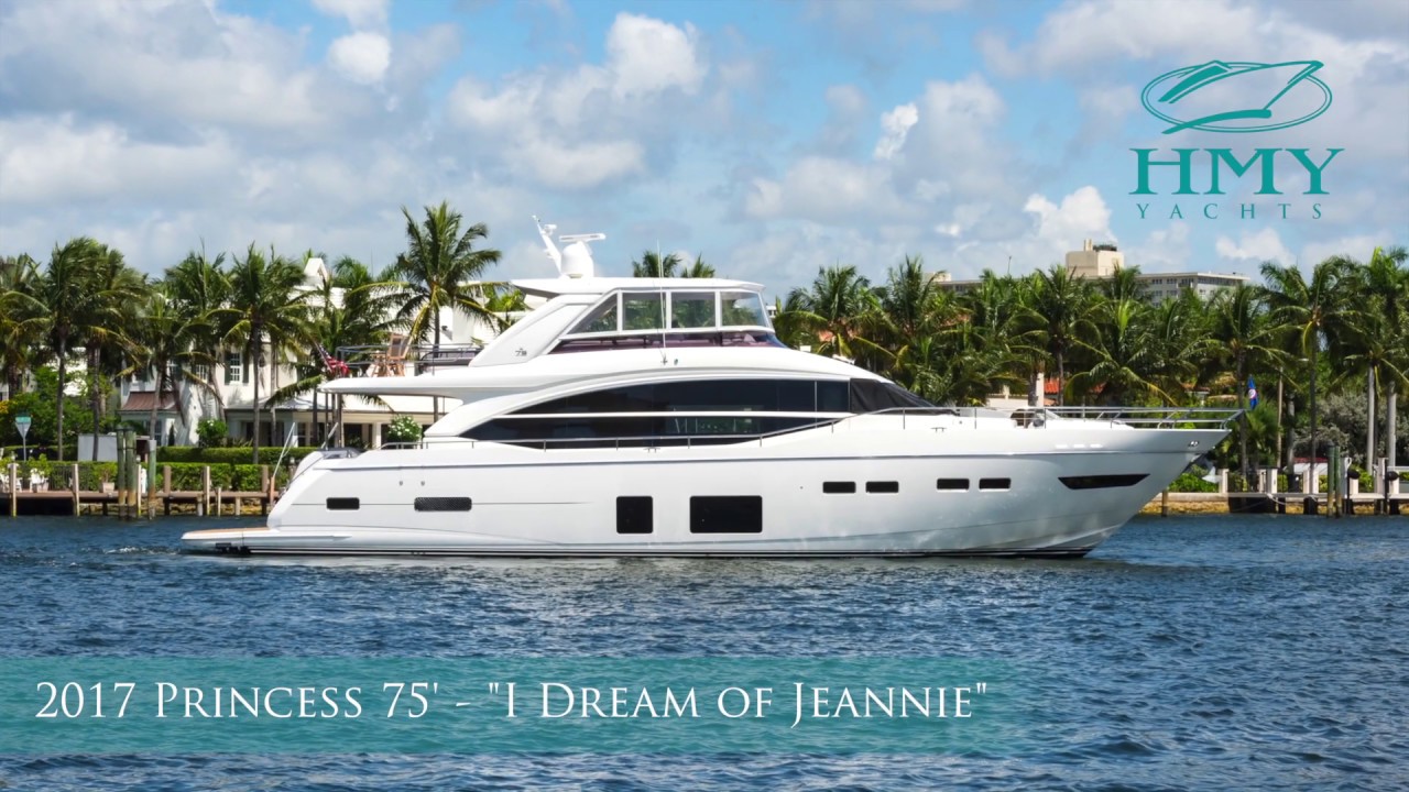 2017 Princess 75' Motor Yacht I DREAM OF JEANNIE - For Sale with HMY Yachts