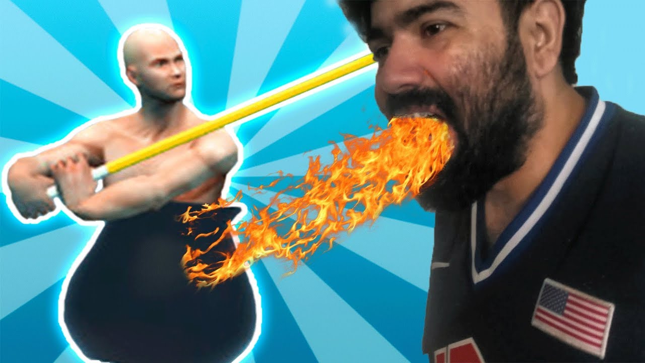 Impossível não dar rage nesse jogo [Getting over it]