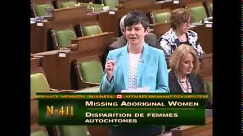 Megan Leslie's speech on M-411 Missing and Murdered Indigenous Women