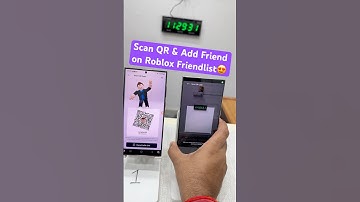 How to Scan QR and Add Friend on Roblox Friendlist?
