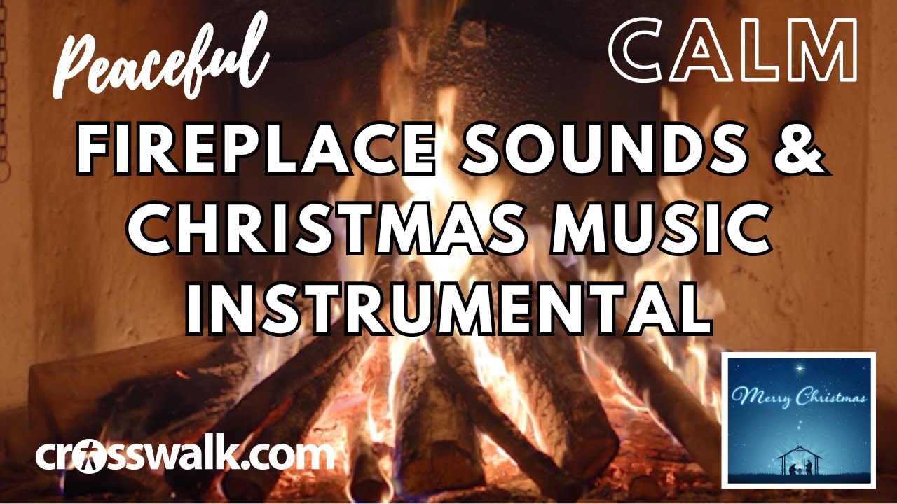 Christian Christmas Yule Log Fireplace Sounds, Hymns, and Melodies for a Sacred Holiday