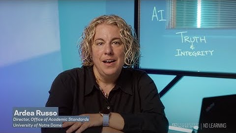 Navigating AI Tools with Integrity in Academia | AI for Teaching & Learning | ND Learning