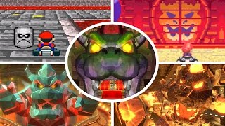Evolution of Bowser's Castle in Mario Kart (19922017)