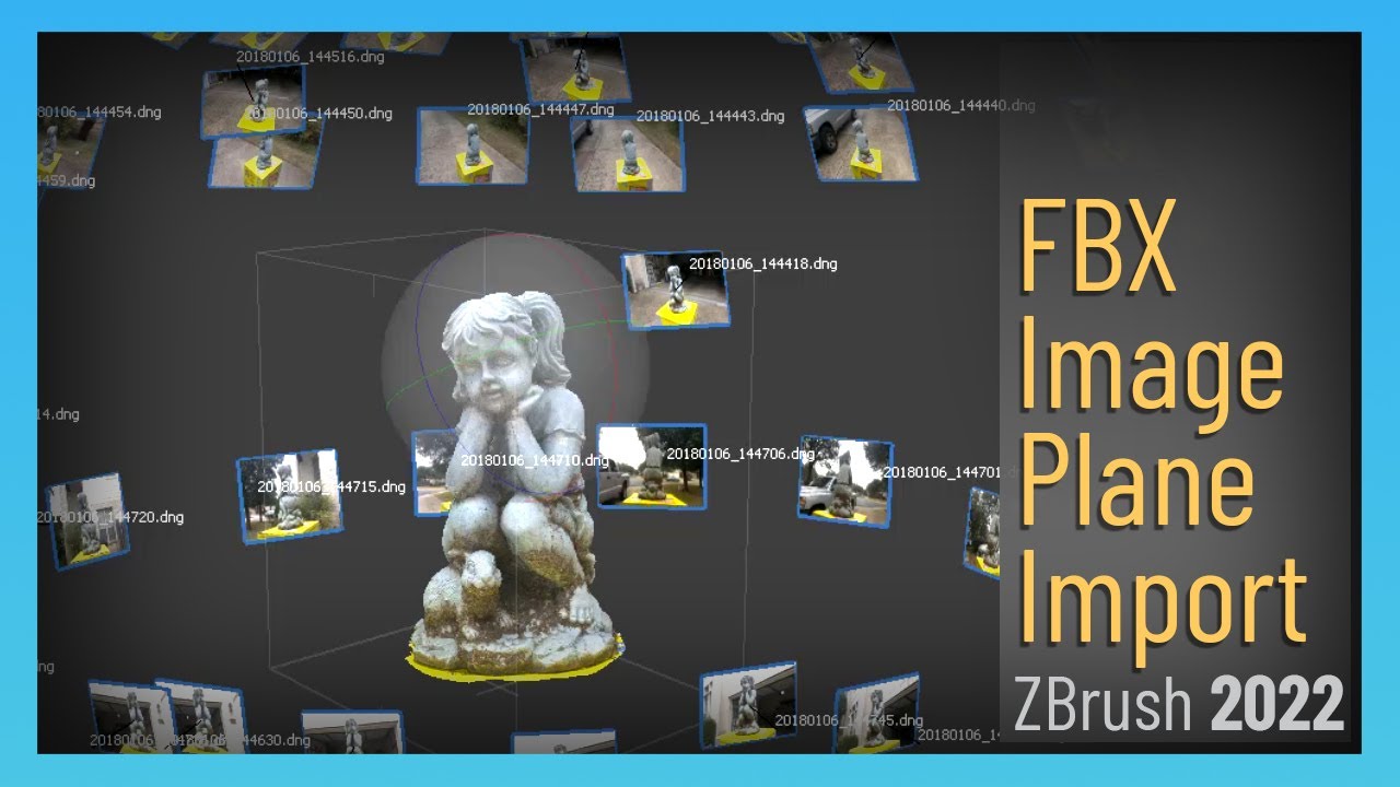 how to import image planes in zbrush